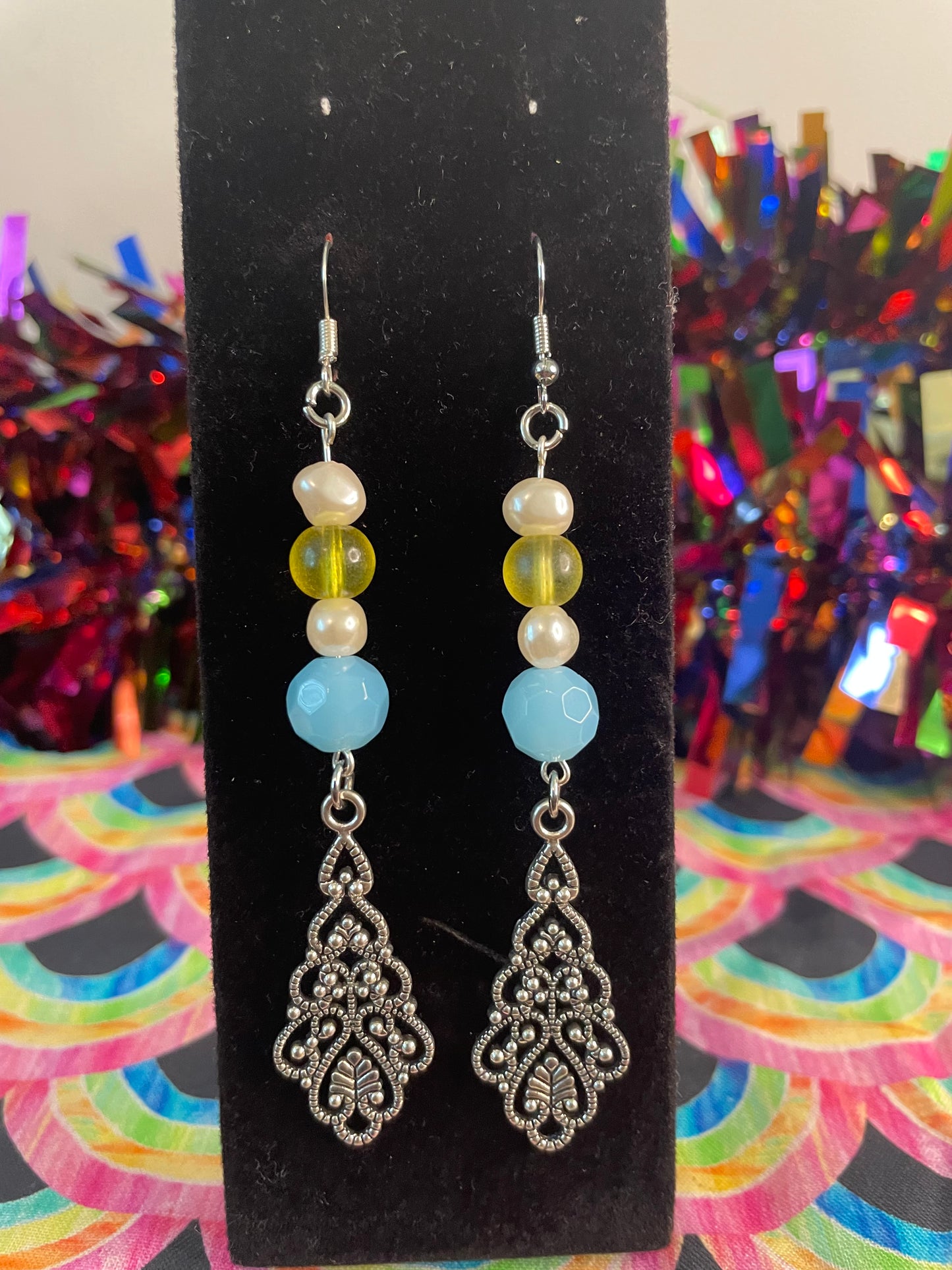 April Flower Earrings