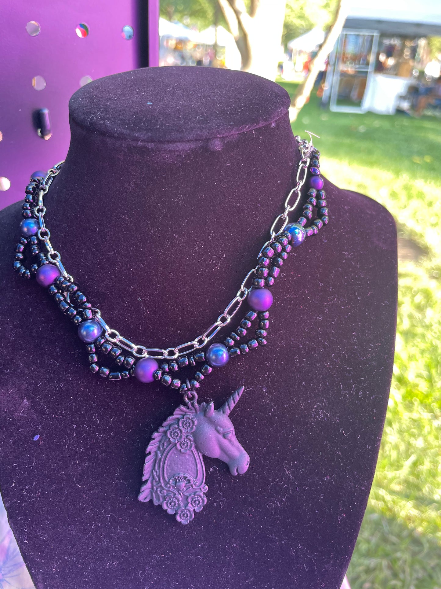 Gothic Unicorn Choker