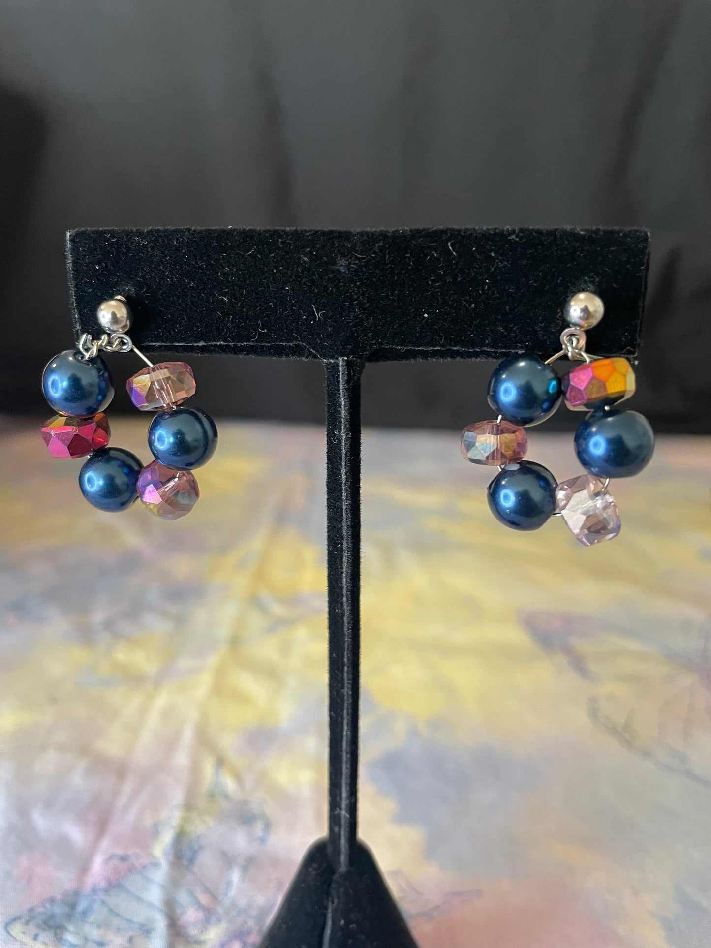 Blue Galaxy Earrings