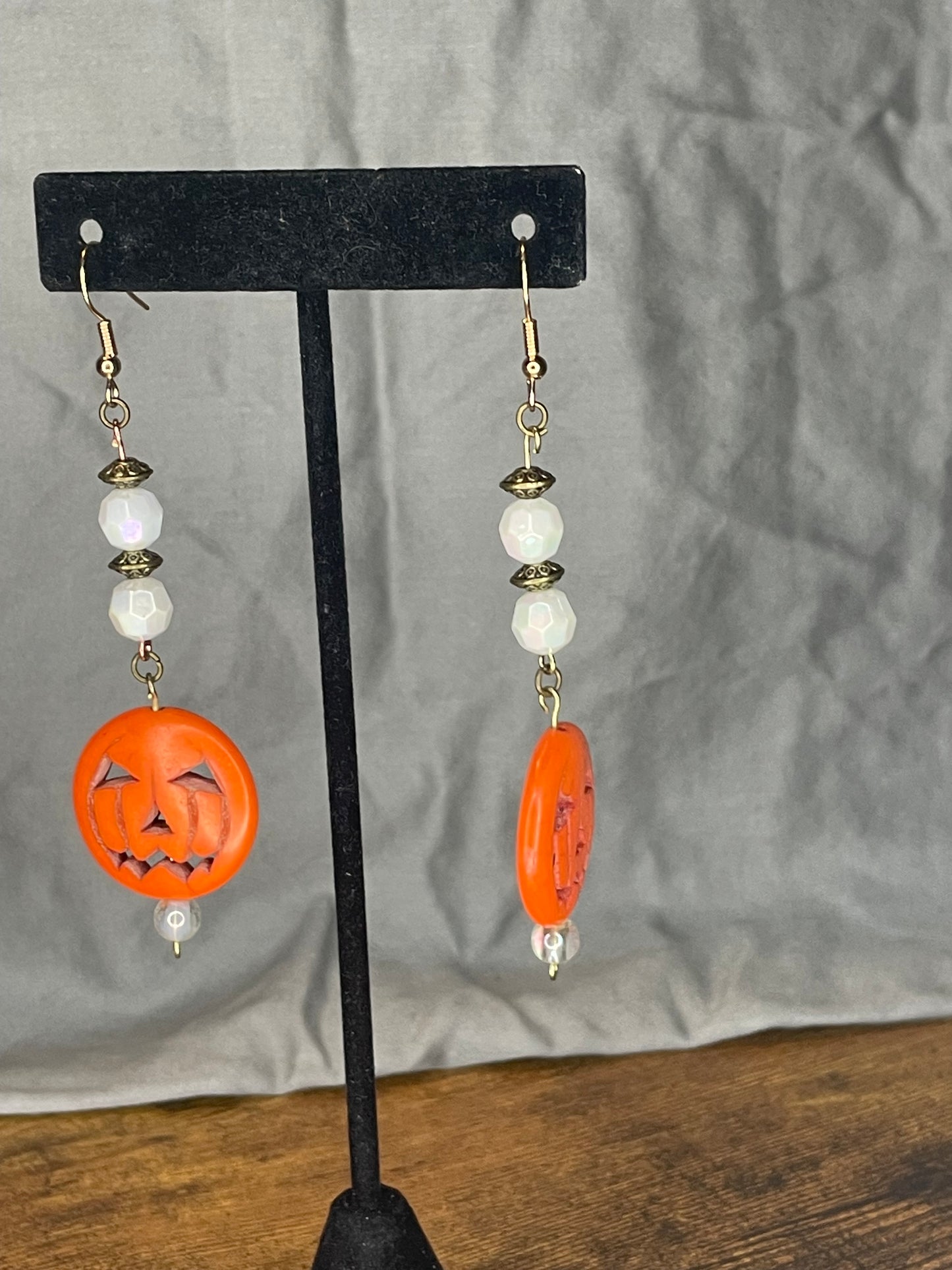 Pumpkin King Earrings