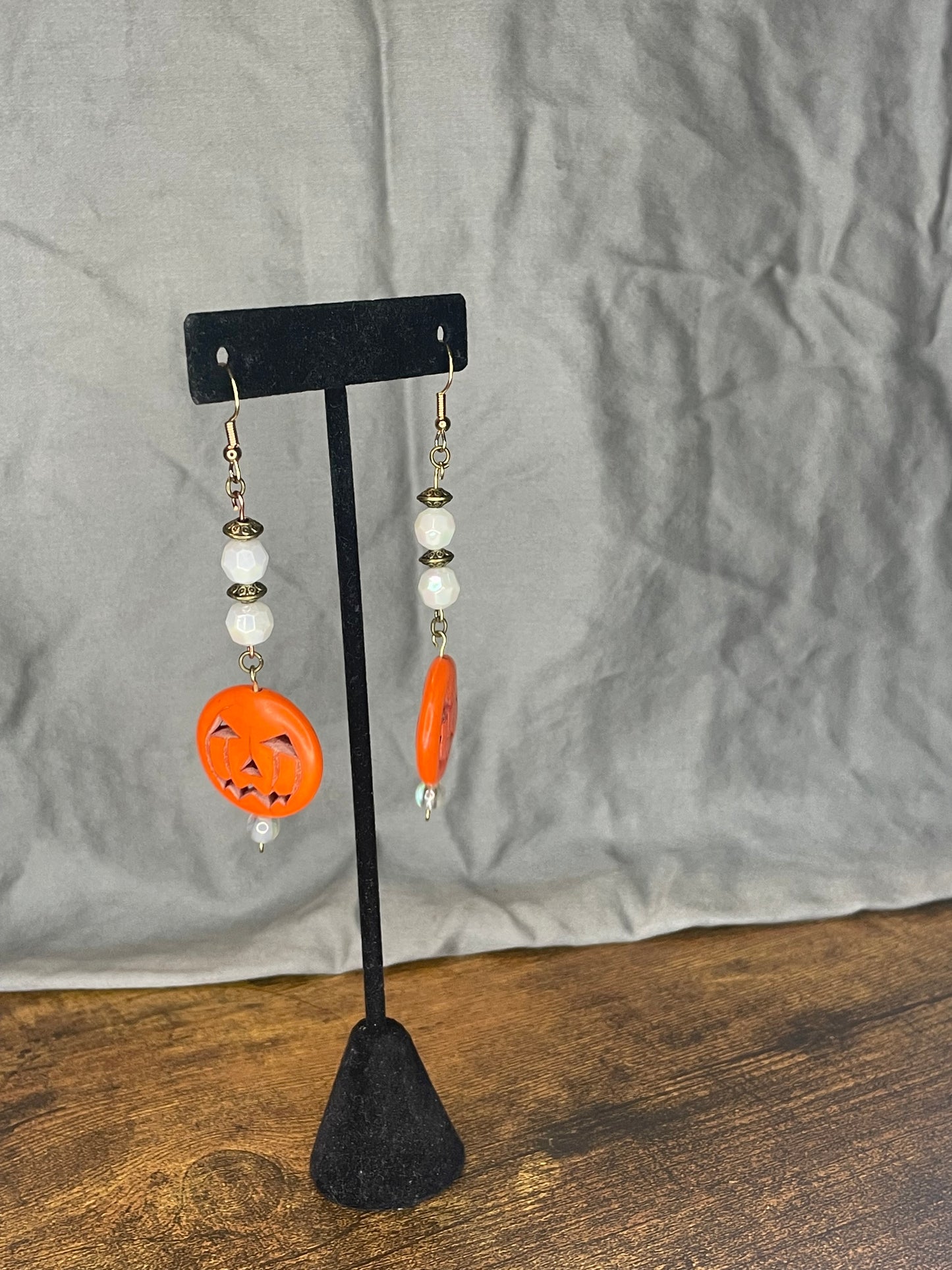 Pumpkin King Earrings