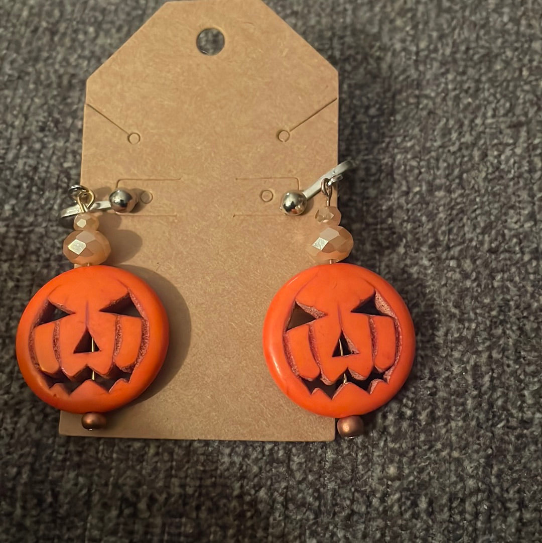 Dylan Pumpkin Earrings