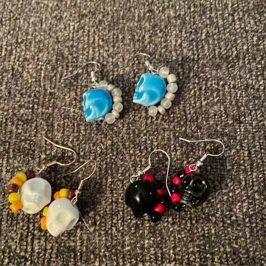 Small Skull Earrings