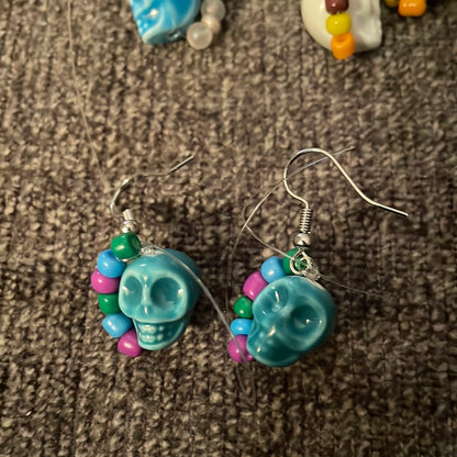 Small Skull Earrings