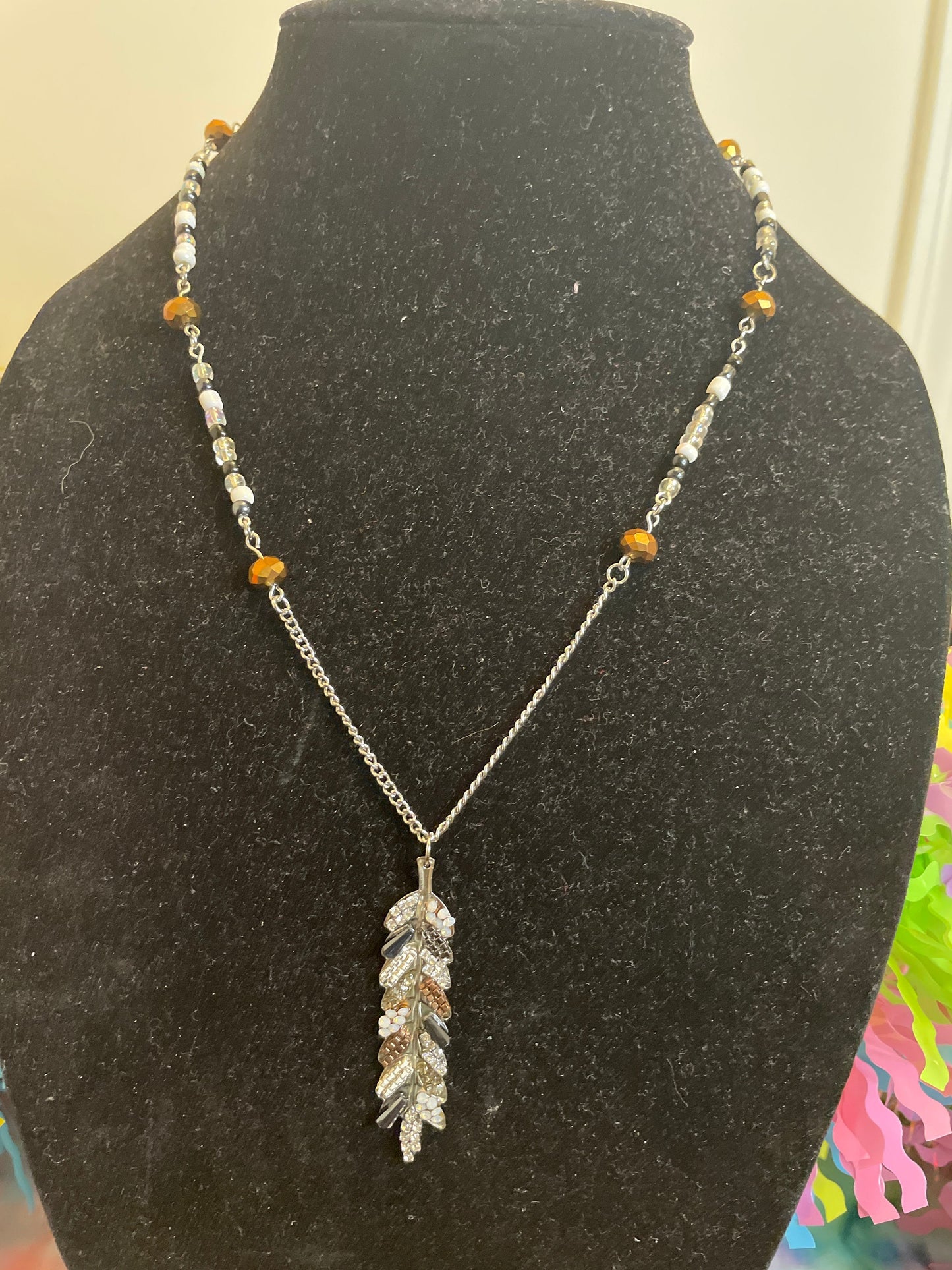 Fall Leaves Necklace